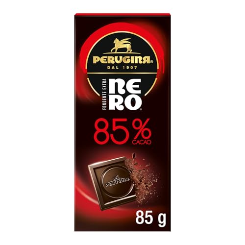 Perugina Nero Fondente Extra 85% Tavoletta di Cioccolato Fondente con 85% di Cacao 85 g