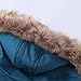 WEONEDREAM Boys Winter Coats Size 10-12 Warm Fleece Windbreaker Jacket with Hood Zip Up Casual Winter Clothing Fashion Outfits (20120LakeBlue,160)