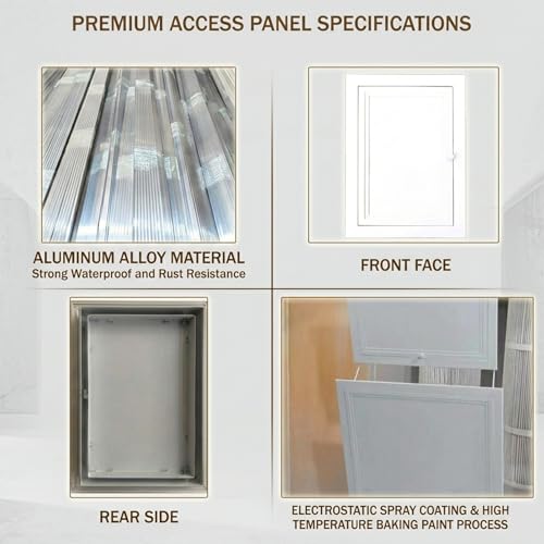 Panel de acceso para paneles de yeso y trampilla HVAC 4