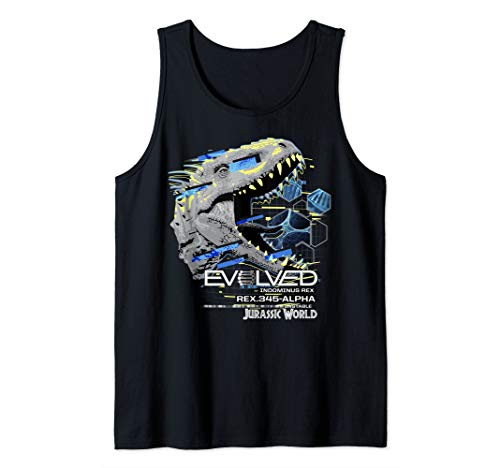 Jurassic World Evolved Indominus Rex Head Tank Top