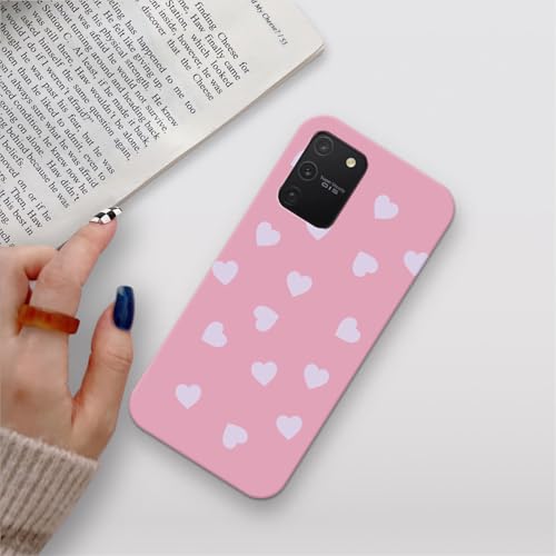 Image of COLORflow Back Cover Compatible with Samsung Galaxy A91 / M80s / S10 Lite | Heart Celestial Color Customized Back Cover Compatible with Samsung Galaxy A91 / M80s / S10 Lite