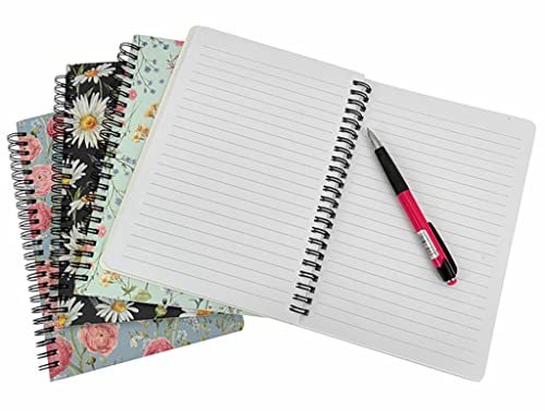 Alimitopia Spiral Notebook Journal,Wirebound Ruled Sketch Book Notepad Diary Memo Planner,A5 Size(8.3X5.7) & 80 Sheets (Garden Secret) #TOP6
