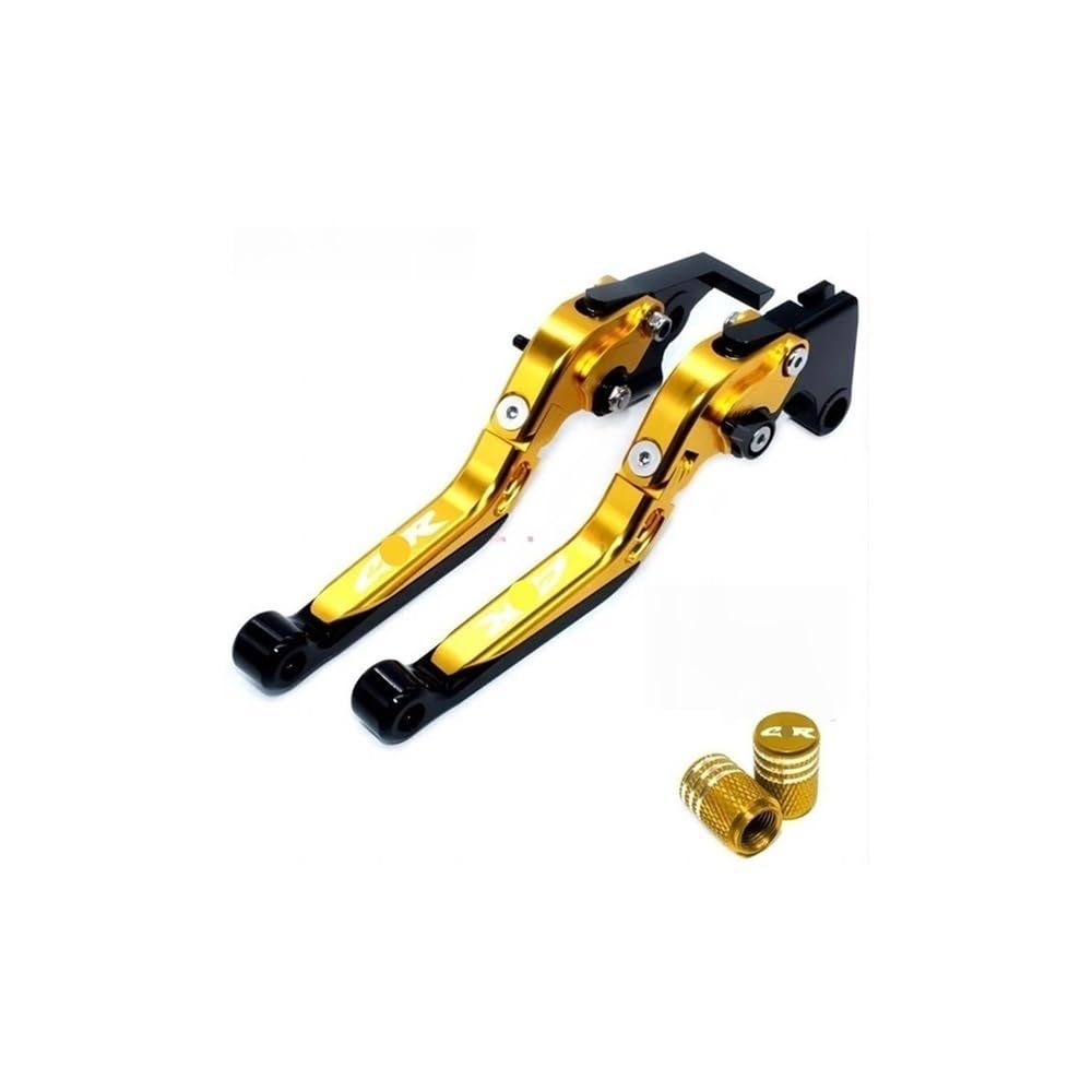 Zdgxfhsrh For Gold Motorcycle Brake Clutch Levers For Cbr125r 2004-2016 Motorcycle Cnc Adjustable Brake Clutch Levers(For Gold)