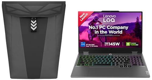 Image of Lenovo LOQ 2024 13th Gen Windows, Intel Core i7-13650Hx 15.6 inch (39.6Cm) 144Hz 300Nits FHD Gaming Laptop (24GB /512GB SSD /Win /Nvidia RTX 4060 8GB /Grey /2.4Kg), 83Dv00Lxin + Gb400 Backpack