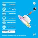 GE Cync Reveal HD+ Smart LED Recessed Downlight Fixture, Color Changing LED Light, Works with Alexa and Google Home, Matter Compatible, Ceiling Light Fixture, 6 Inch (3 Pack) - Image 2