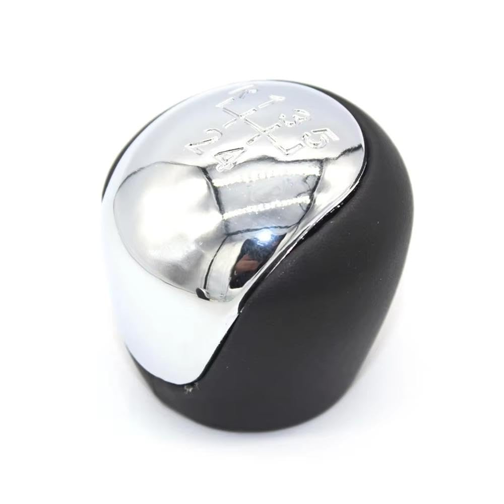 YDXHERTA for Hyundai for Elantra I30 2008-2012 for Kia for Forte for Cerato for Koup 2009-2013 5 Speed Gear Shift Knob Auto Parts(Bright Silver)