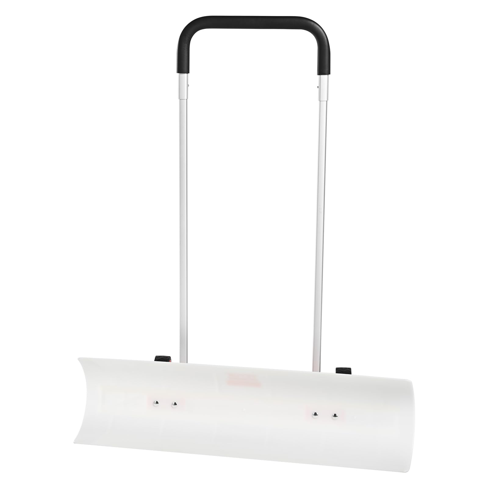 VEVOR Schneeschieber mit Rädern 94cm Schneeschaufel ABS-Kunststoff Aluminiumlegierung Schneeschippe Seitenwinkel von 15° Schneeräumer Schneeräumgeräte Rückenschonender Schneeschieber
