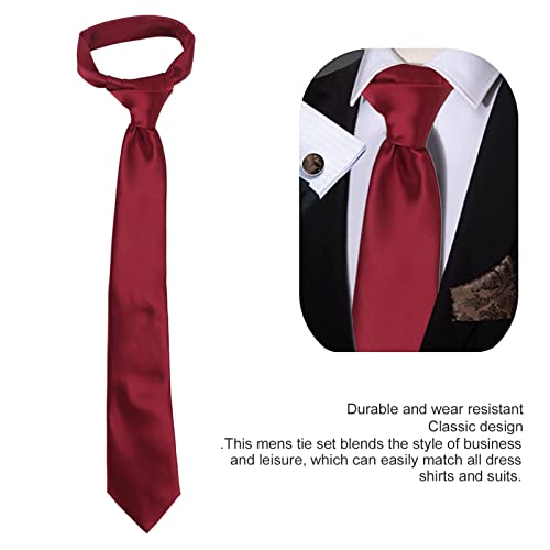 Set de corbatas para hombre con accesorios clásico miniatura 5