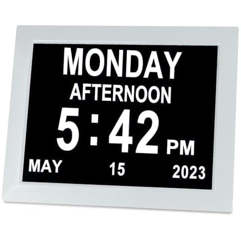 Johnziny 8-Inch Digital Dementia Clock Cover