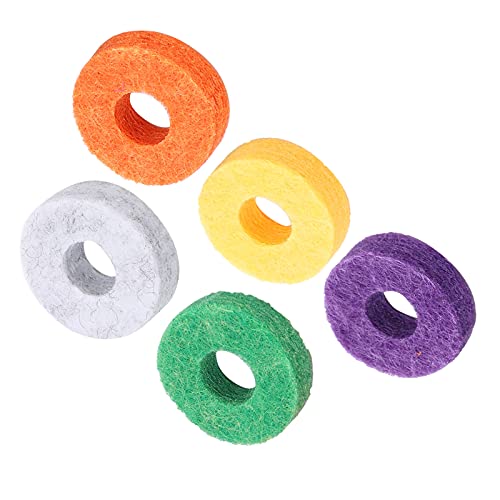 Ruining Hi Hat Felts, Portable Durable Easy Installation 2.5X2.5X0.7Cm Drum Cymbal Felt For Performance #TOP6