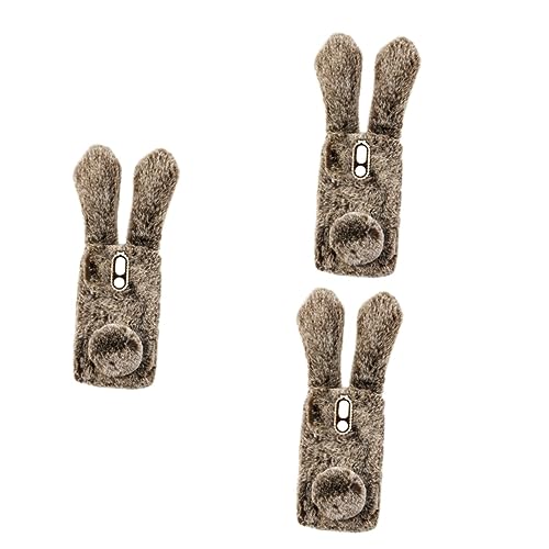 Coque lapin en peluche chaude pour rester tendance durant vos sorties d'hiver
