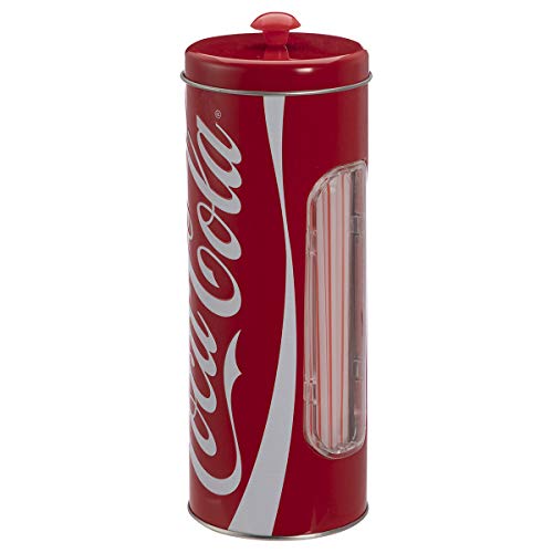 Boite de rangement pailles Coca Cola en métal + 25 pailles gratuites Cover