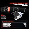 Frankberg Door Lock Actuator Rear Right 5-Pole Compatible with Tucson TL TLE 2016-2020 Tucson TL 2016-2019 Tucson TLE 2016 Replace# 81420-D3000 #2