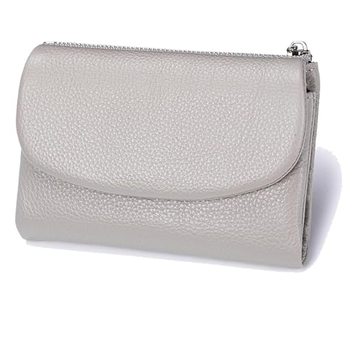 Joyfullygo Wallet, Joyfullygo Unisex Pebble Leather Wallet, with Credit Card Holder, Waterproof Large And Capacity (Dark gray)