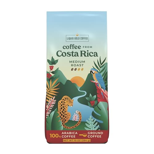 Costa Rica Medium Roast Ground Coffee 10oz Arabica