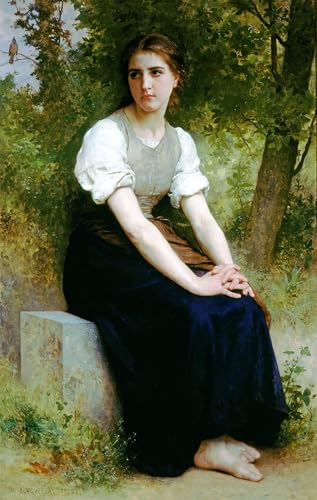 Póster de Margherite di Bouguereau PSVDCTOO réplica artística en lienzo para salón de 60x90cm