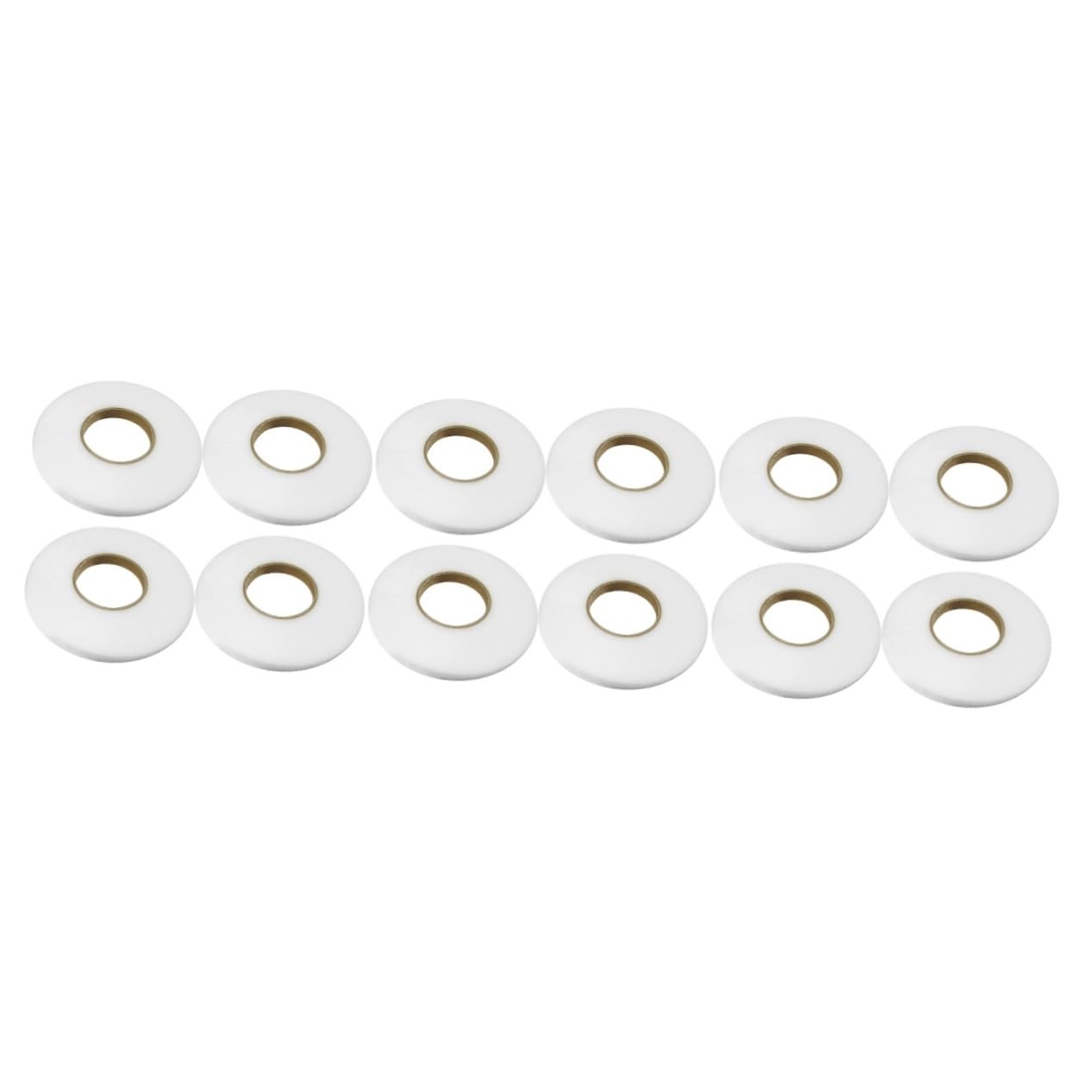12rouleaux Ruban Thermocollant Double-sided Non-tissé Pour Vêtements De Blanc Adhésif Pour Ourlets Et Réparations Textiles