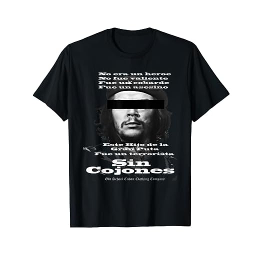 Sin Cojones Anti Comunista Cubano Che Guevara Cuba Libre Camiseta