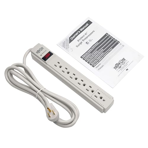 Protector Eléctrico Tripp Lite TLP608 120V 6 Tomas Cable 8' Gris miniatura 4