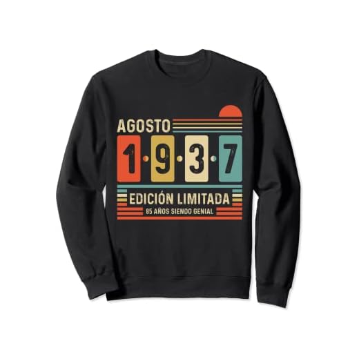 85 Años Agosto 1937 Leyenda Regalo 85 Cumpleaños Sudadera