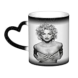 マドンナポスター マグカップ コーヒーカップ 磁器カップ 魔法のコップ 色が変わるカップ おしゃれで人気 両面印刷 耐熱 丈夫 あったか 色が変わる 四季の贈り物