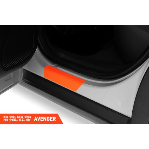 Protector de umbral Luxshield para Jeep Avenger 2023-2026 vinilo adhesivo invisible 3