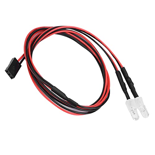 2PCS RC Car Led Light,5mm RC Headlight RC Car Upgr 2PCS RC Led Light Kit, Children for Kids for Car Toys (No. 9 Light White Light)