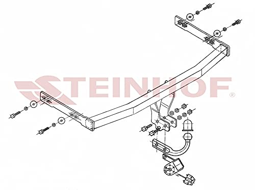GANCIO DI TRAINO fisso per Mercedes-Benz Sprinter W907 W910 dal 2018 EUR 181,99 - PicClick IT