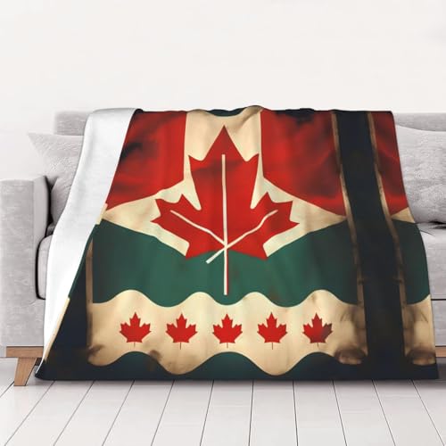 Couverture super douce rétro pour canapé et lit confortable 152x203 cm