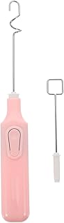 ULTNICE 1 Set Electric Gouache Paint Mixer: Pink Plastic Pigment Stirrer with Scraper for Home Art Use, 4.33X0.98X0.59 Inch, Battery Not Included