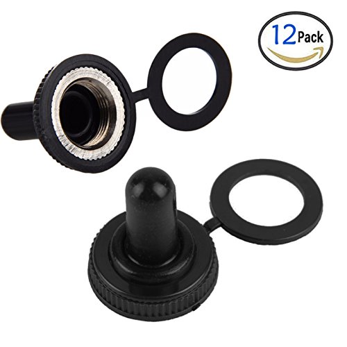 BlueXP 12 Pezzi 12mm Toggle Switch Rubber Cover