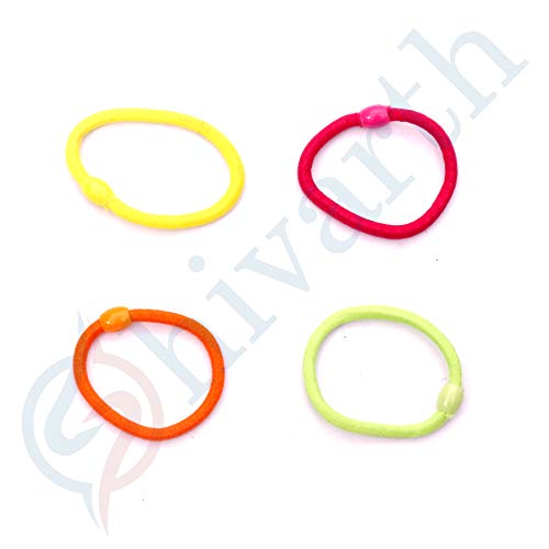 Image of All Occasion Multi Color Hair Rubber Band for Women and Girls in Hair Accessory