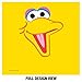 Popfunk Sesame Street Big Bird Head Face 1-Ply Reusable Face Mask Covering with Adjustable Nose Wire, Unisex