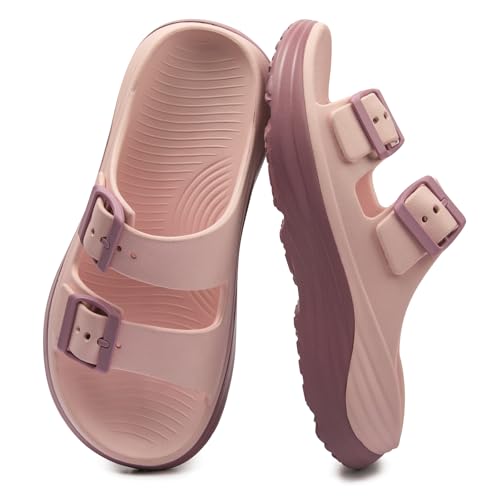 Image of FUNKYMONKEY Plantar Fasciitis Recovery Sandals for Women with Arch Support