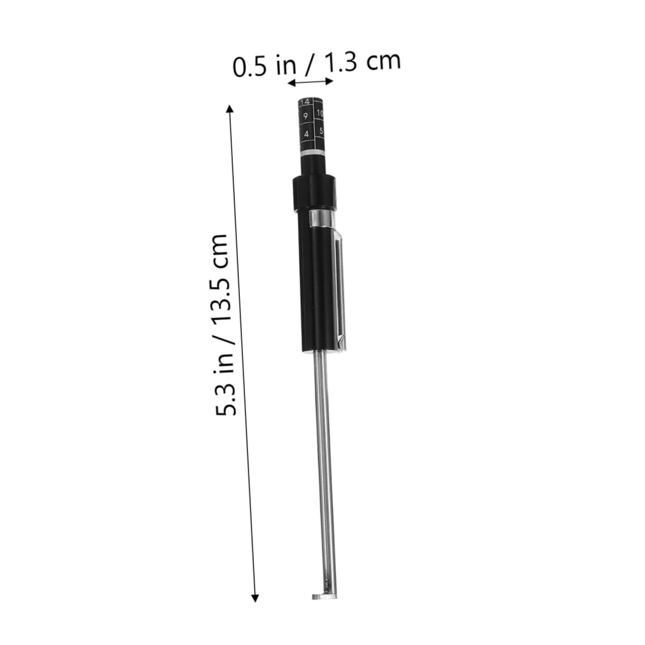 Mikinona Brake Pad Measurement Tool Brake Pad Detector Tire Tread Depth Gauge for Easy Operation
