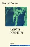 Raisons communes (Collection Papiers colle´s) (French Edition) 2890526658 Book Cover