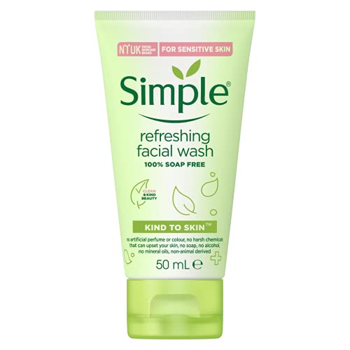 Image of Simple Kind To Skin Refreshing Facial Wash Gel, 50ml