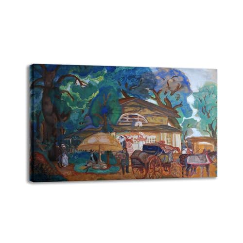 Tableau imprimé sur toile Boris Grigoriev décoration maison peinture abstraite