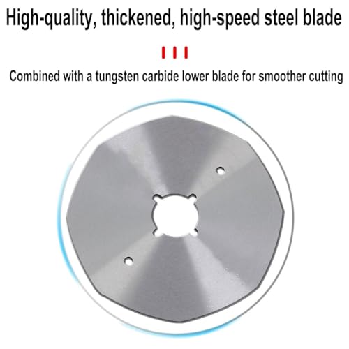 Cordless Electric Fabric Cutter - 100/110/125mm, 2 Blades, 2x2500mAh Batteries, 5 Speed Settings, 27mm Cutting Thickness - Ideal for Cotton, Upholstery, and Cloth Cutting, Portable & Efficient