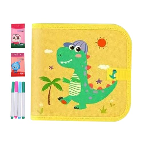 Tableta de dibujo de libro de garabatos para niños, lavable, diseño reutilizable, tablero de garabatos portátil para cumpleaños, Navidad, Año Nuevo
