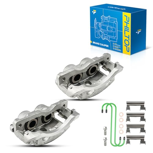 Image of PHILTOP Brake Caliper for 2001-2010 Chevrolet Silverado 2500 HD | Front Caliper for 2003-2020 Chevrolet Express 2500, 2003-2020 Express 3500, 2001-2010 Sierra 2500 HD, 2003-2020 Savana 3500