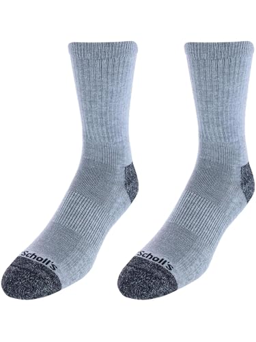 Dr. Scholl's Men's Crew Compression Work Socks (2 Pair Pack)4