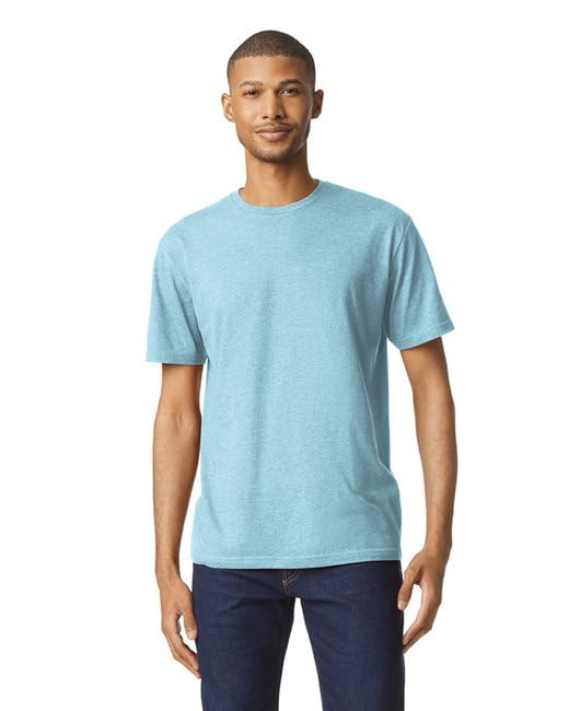 Softstyle CVC Tee in Light Blue Mist by Gildan | Amazon.com