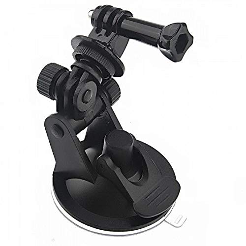 eWINNER mini car suction cup bas holder tripod mount adapter & 1/4-20 Thread for Insta360 X5 X4 X3 X2 X OneR RS Ace Pro2 GO3S GO Ultra/for Gopro13/for DJI OSMO Nano/360/Action 5 Pro 4 3 Pocket3 Camera