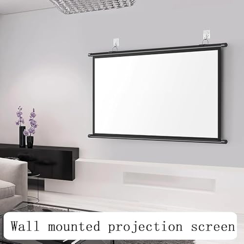 Pantalla de proyector manual 72 pulgadas formato 16:9 miniatura 4