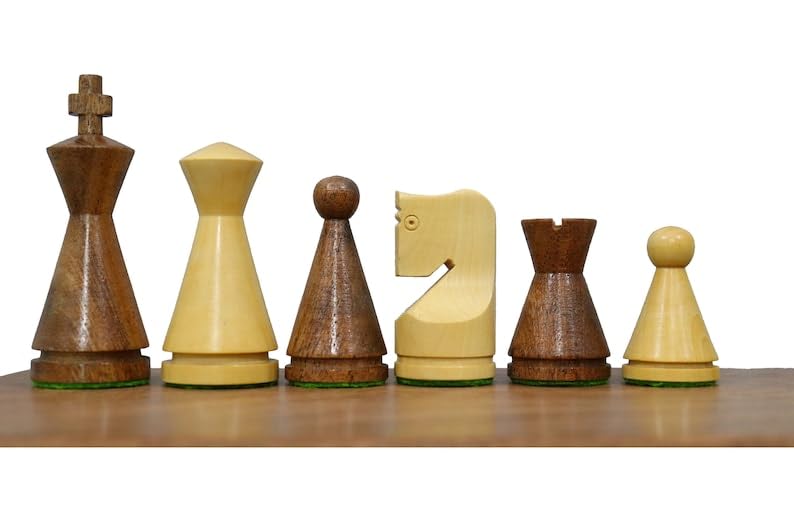 Ensemble d'échecs minimaliste Staunton en bois pour sublimer vos soirées jeux