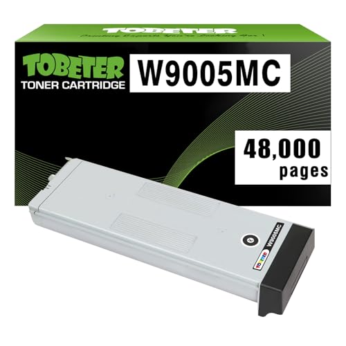 ToBeter W9005 W9005MC Toner Cartridge Compatible with HP Managed Flow MFP E72525Z E72525DN E72530DN E72530Z E72535DN E72535Z –48K Pages High Yield Black Toner Replacement for HP W9005MC Printers,1 BK