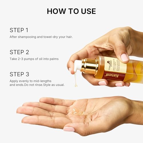 Karseell Huile Cheveux, Huile d'Argan pour Secs et AbiméS Tous Types de Cheveux 50ml – vue 6