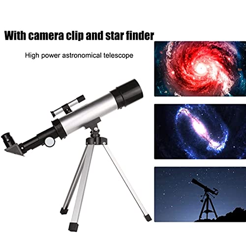 Telescopio monocular astronómico portátil 90X con trípode miniatura 4