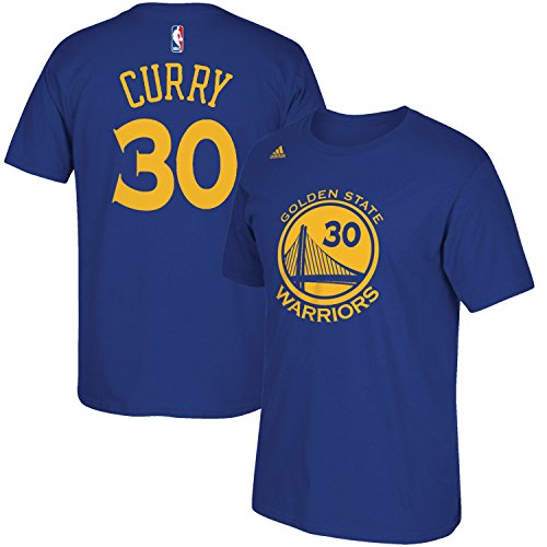 NBA Youth 8-20 Performance Game Time Team Color Player Name and Number Jersey T-Shirt (Medium 10/12, Stephen Curry)